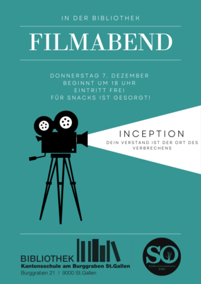 Kantonsschule am Burggraben - Filmabend