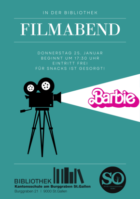 Kantonsschule am Burggraben - Filmabend in der Bibliothek