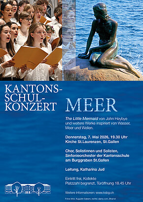 Kantonsschule am Burggraben - Kantonsschulkonzert: Donnerstag, 7. Mai 2026