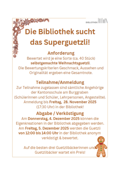 Kantonsschule am Burggraben - KSBG