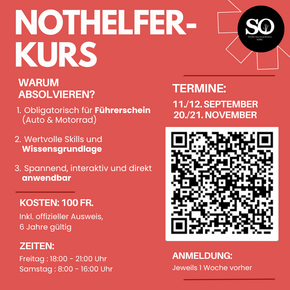 Kantonsschule am Burggraben - Nothelferkurs der SO