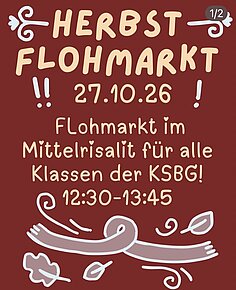 Kantonsschule am Burggraben - Herbstflohmarkt