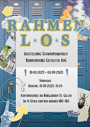 Kantonsschule am Burggraben - Ausstellung Schwerpunktfach Bildnerisches Gestalten 4oG